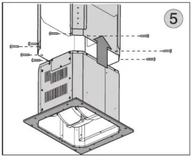 Zephyr DVL-E36ASSX - ■ MOUNTING TO THE CEILING - 5