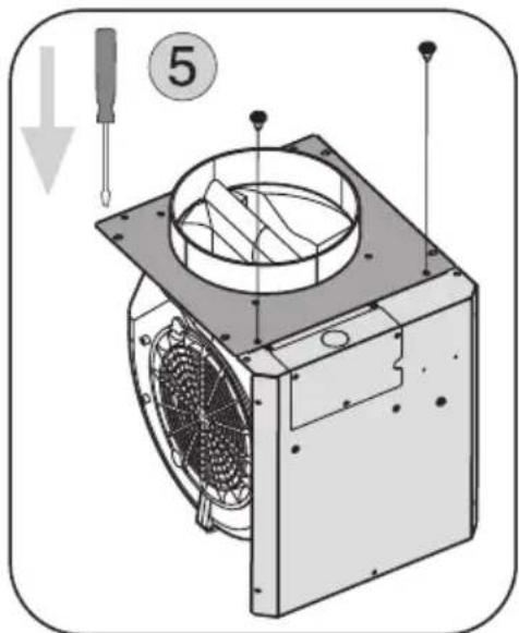 Zephyr DVL-E36ASSX - Installation - Internal Blower - 5