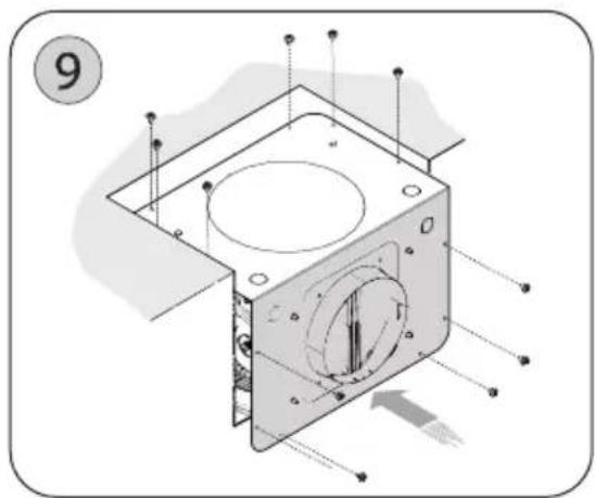 Zephyr DAP-M90AMWX - Installation - Internal Blower - 10