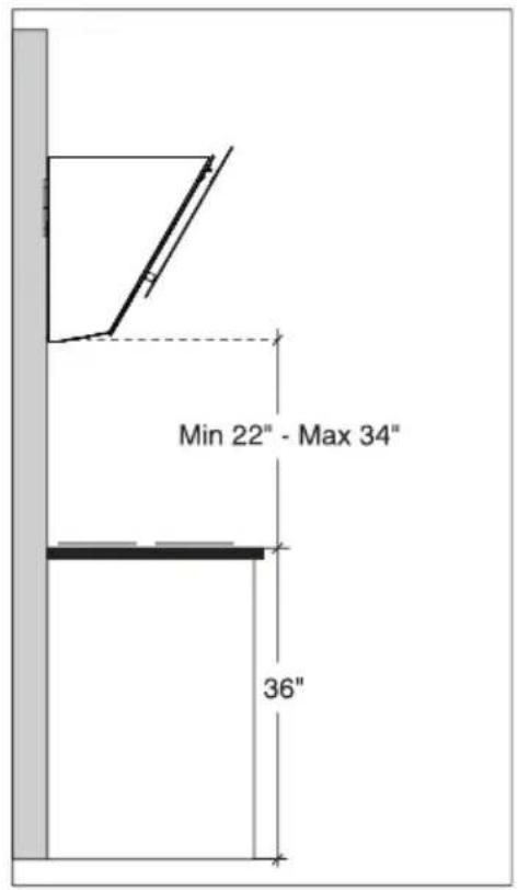 Zephyr DAP-M90AMWX - ■ MOUNTING TO THE WALL - 1