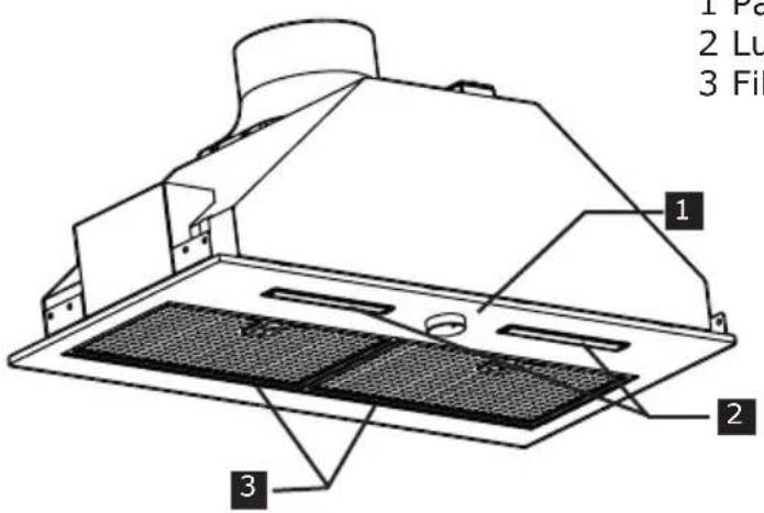 IKEA ÖMSINNAD 404.621.45 - Descripción del aparato - 1