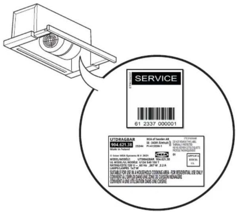 IKEA UTDRAGBAR 904.621.38 - Avant de contacter le centre d'entretien et de réparation agréé: - 1