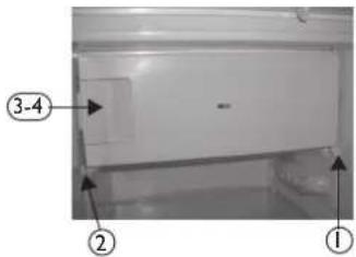 WHIRLPOOL ARC 104/1/A+ - Omkeren van de deur van het binnenvak - 3