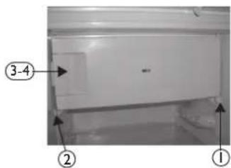 WHIRLPOOL ARC 104/1/A+ - A belső tér ajtajának megfordítása - 3