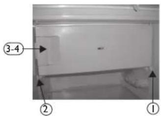 WHIRLPOOL ARC 104/1/A+ - Odwracanie drzwiczek komory wewnętrznej - 3
