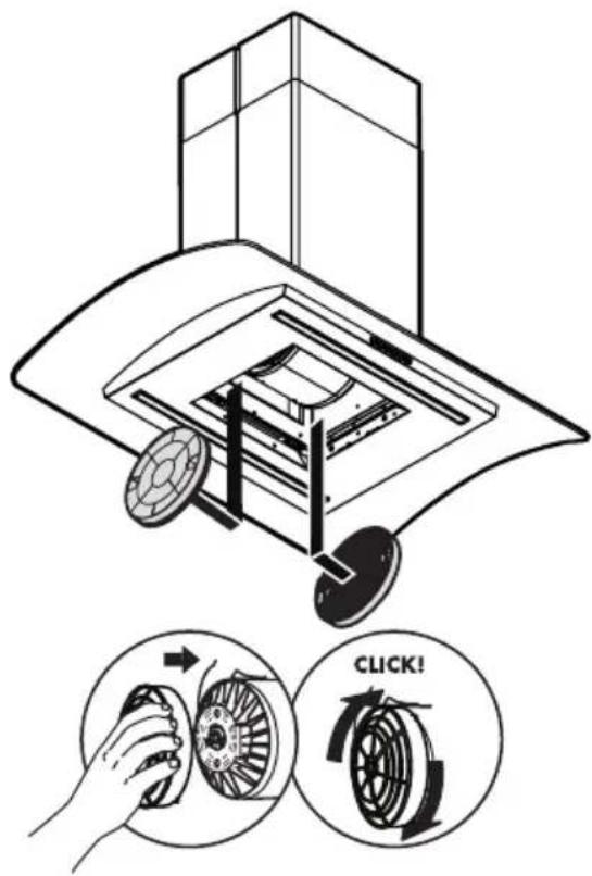 IKEA UNDANTAG 104.621.37 - Mantenimiento del filtro anti-grasa: - 2