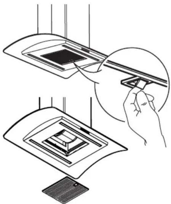 IKEA UNDANTAG 104.621.37 - Grease filter maintenance: - 1