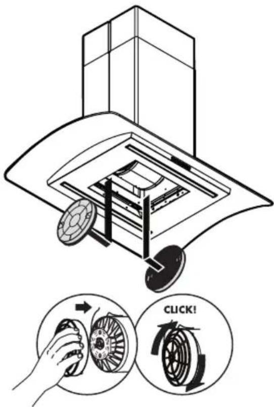 IKEA UNDANTAG 104.621.37 - Entretien du filtre à graisses : - 2