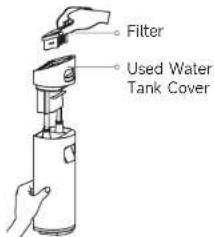 DREAME H12S - Cleaning the Used Water Tank and the Filter - 3