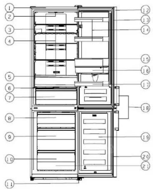 NODOR NorFrost HAIL 201 NF GDB - Description of the appliance - 1