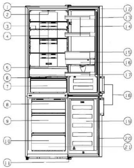 NODOR NorFrost HAIL 201 NF GDB - Description of the appliance - 1