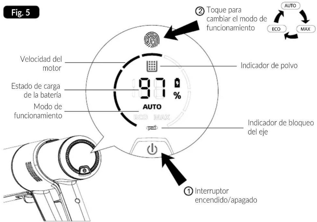 MPM MOD-70 - ESTACIONAMIENTO DE LA ASPIRADORA EN EL SOPORTE - 4