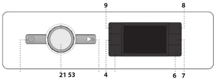 WHIRLPOOL FFB 9469 WV EE - NÄYTÖN MERKKIVALOT - 1