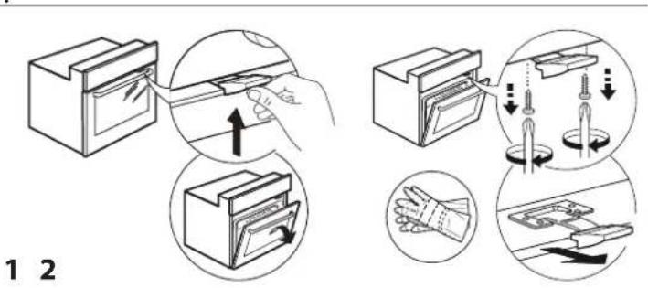 WHIRLPOOL OMK58HU1X - DISPOSITIVO DE BLOQUEO DE LA PUERTA\* - 1