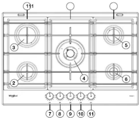 WHIRLPOOL GMWL 728/IXL - GAS CONNECTION - 3