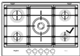 WHIRLPOOL GMWL 728/IXL - CONSEILS PRATIQUES POUR UTILISER LES BRÛLEURS - 1