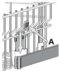 WHIRLPOOL WCIC 3C33 P - ADJUSTING THE HEIGHT OF THE UPPER RACK - 1