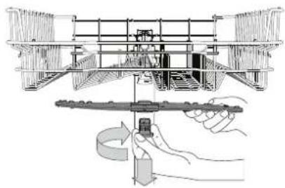 WHIRLPOOL WCIC 3C33 P - REINIGUNG DER SPRÜHARME - 1