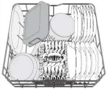 WHIRLPOOL WCIC 3C33 P - LOWER RACK - 1