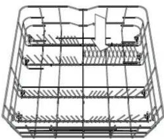 WHIRLPOOL WCIC 3C33 P - PANIER INFÉRIEUR - 1