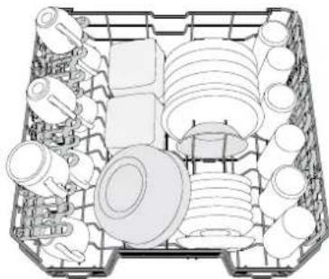 WHIRLPOOL WCIC 3C33 P - PANIER SUPÉRIEUR - 1