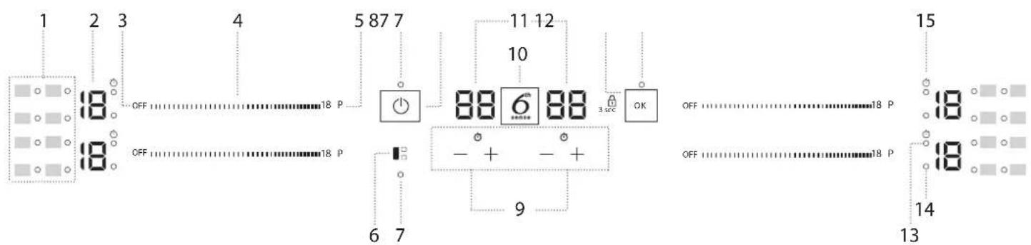 WHIRLPOOL WF S4665 CPBF - OVLÁDACÍ PANEL - 1