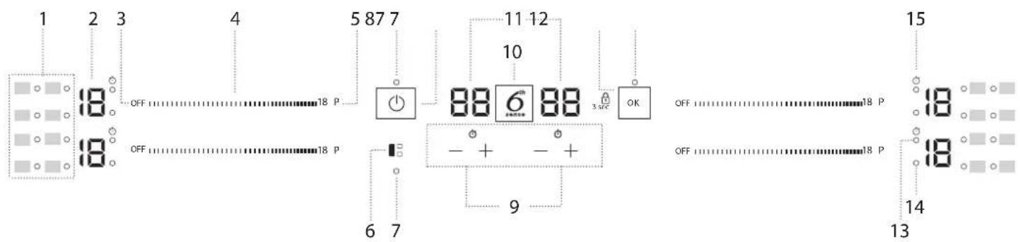 WHIRLPOOL WF S4665 CPBF - PANEL STEROWANIA - 1
