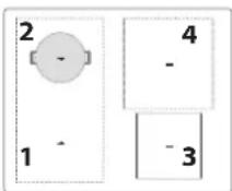 WHIRLPOOL WF S4665 CPBF - VHODNÁ VEŁKOST DNA PANVICE/HRNCA PRE RÔZNE VARNÉ ZÓNY - 1