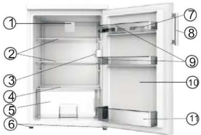 HISENSE RL170D4AWE - Vista do aparelho - 1