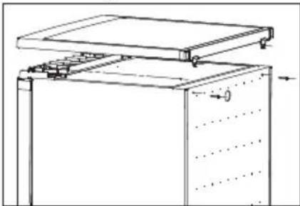 HISENSE RL170D4AWE - Inversion de la porte - 1