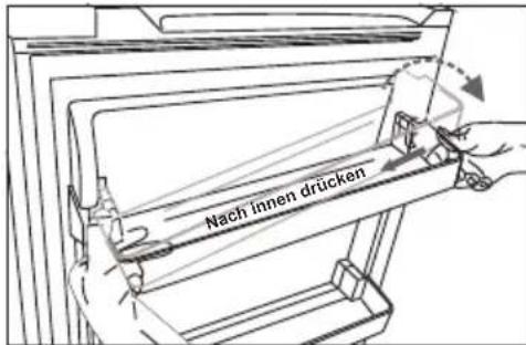HISENSE RL170D4AWE - Installation des Türfachs - 1