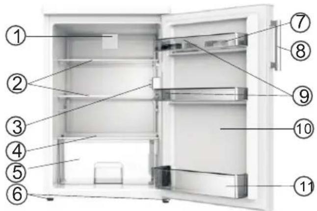 HISENSE RL170D4AWE - Vista del electrodoméstico - 1