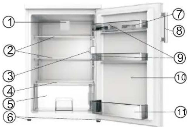 HISENSE RL170D4AWE - View of the appliance - 1