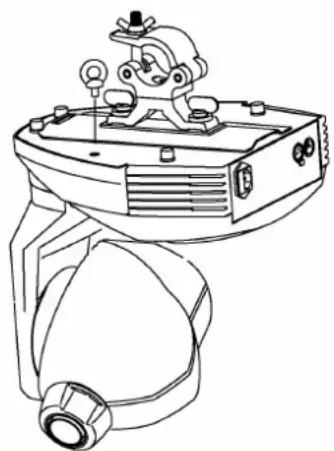 MARTIN MiniMAC Maestro - Accroche du projecteur - 1