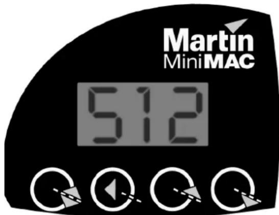 MARTIN MiniMAC Maestro - Naviguer dans le menu de contrôle - 1