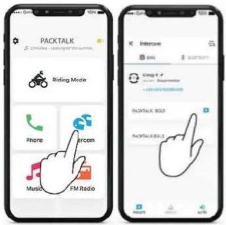 CARDO Packtalk Pro - Pour discuter en privé : - 1