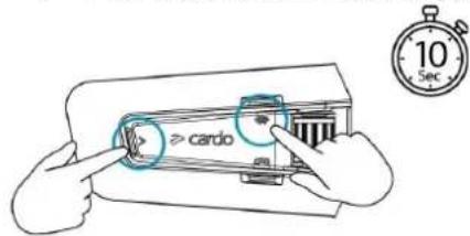 CARDO Packtalk Pro - RÉINITIALISATION LOGICIELLE - 1