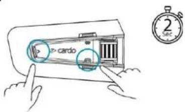 CARDO Packtalk Pro - Pour charger le module : - 2