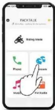 CARDO Packtalk Pro - BASCULER ENTRE LES MODES INTERCOM - 2