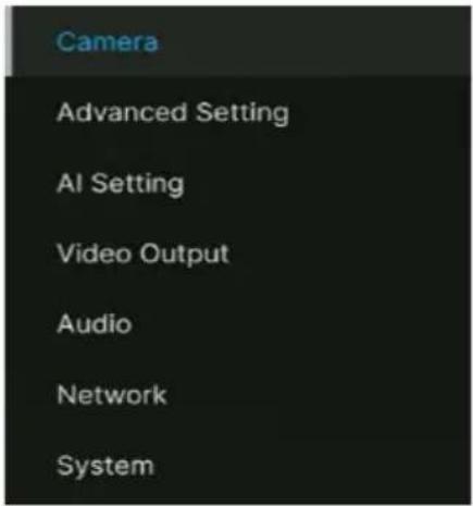 AVer MD330UI - OSD Menu - 1
