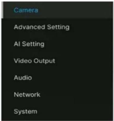 AVer MD330UI - Menu sur écran (OSD) - 1