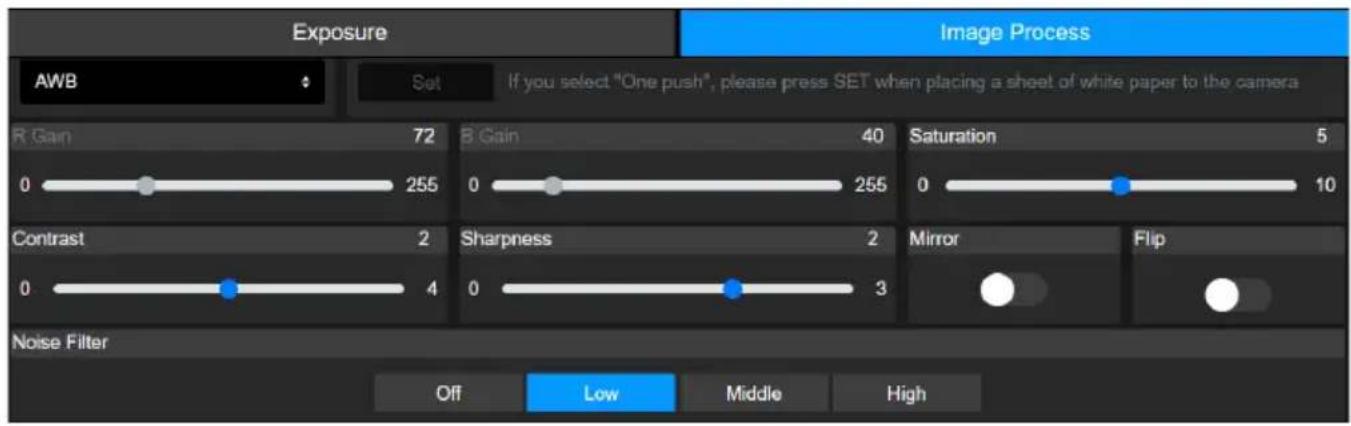 AVer MD330UI - Paramètres de la caméra (Camera Settings) - 2