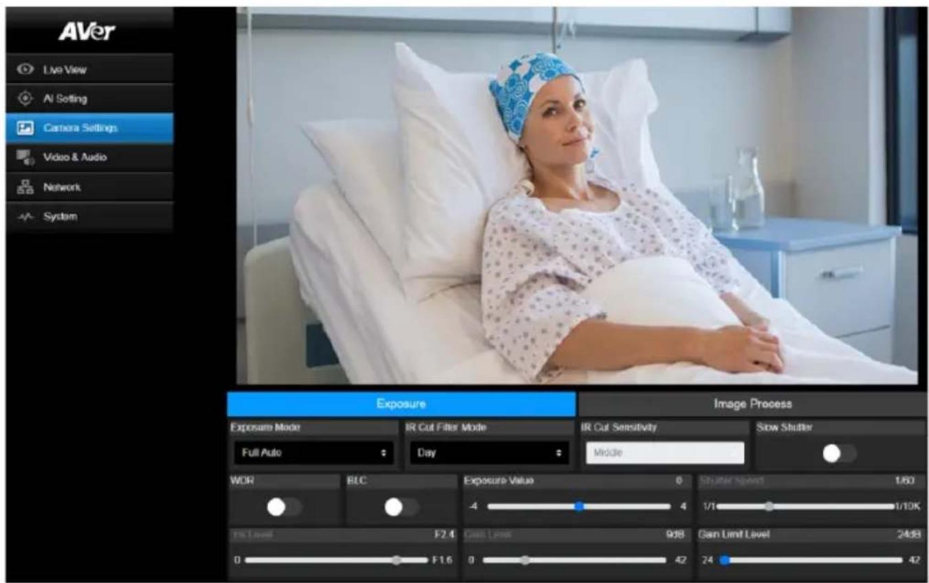 AVer MD330UI - Kameraeinstellungen (Camera Settings) - 1