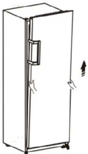 HISENSE FV298N4AWC - Reversing the door - 3