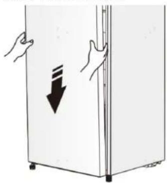 HISENSE FV298N4AWC - Reversing the door - 9