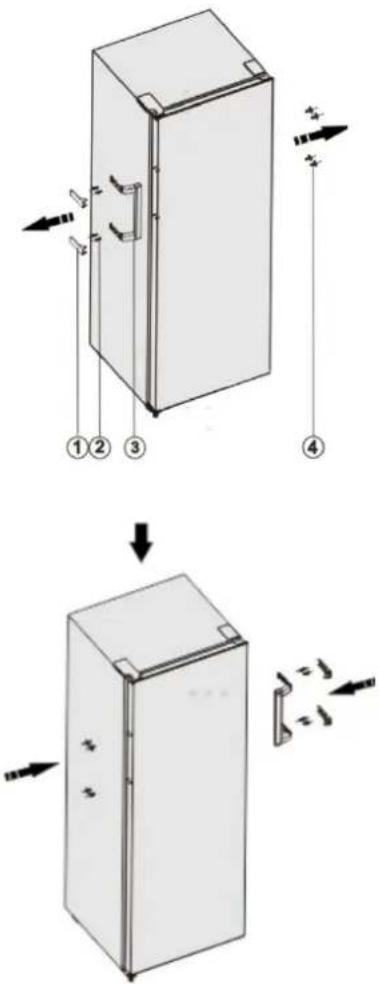 HISENSE FV298N4AWC - Reversing the door - 12