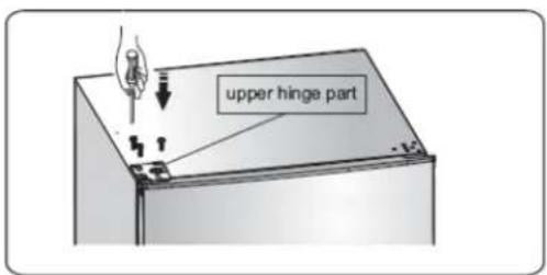 HISENSE FV298N4AWC - Reversing the door - 10