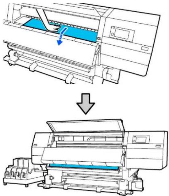 EPSON SureColor SC-F11000H - Procédure d'entraînement d'enroulement - 3