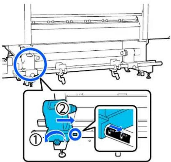 EPSON SureColor SC-F11000H - Chargement de l'unité de chargement papier de type standard - 7