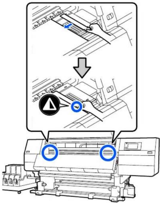 EPSON SureColor SC-F11000H - Procédure d'entraînement d'enroulement - 6